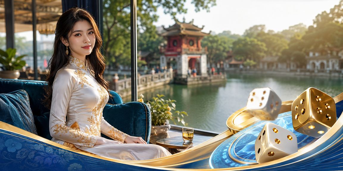 Người chơi tại Hà Nội trong trang phục áo dài tham gia Tài Xỉu trực tuyến trên điện thoại