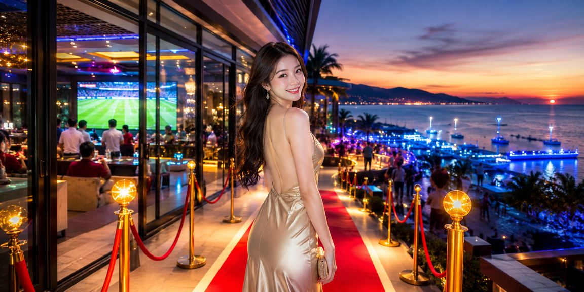 Người chơi tại Phú Quốc kiểm tra lịch sử giao dịch casino trên bãi biển